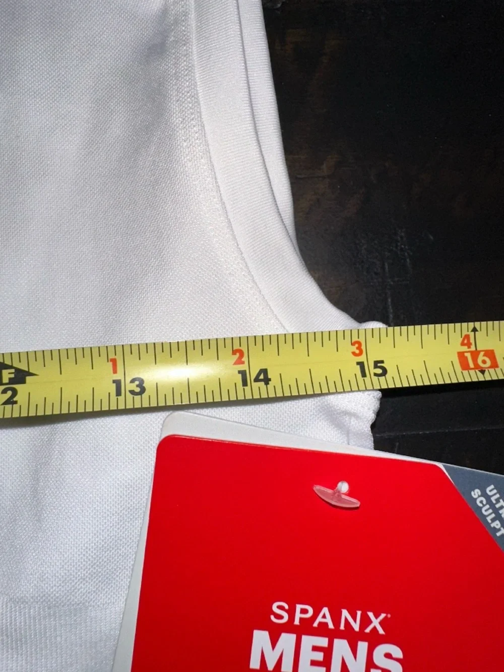 NWT Men's Spanx Ultra Sculpt Seamless White Tank ~ XXL